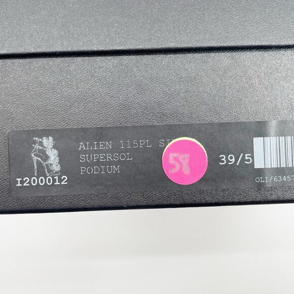 Giuseppe Zanotti Metallic Fuchsia Cruel Alien Wing Stiletto Heel Sandals 39.5 - Picture 12 of 12